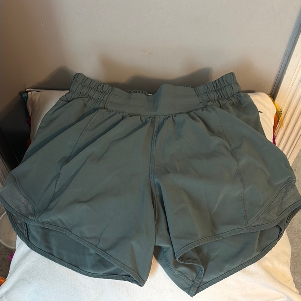 Lululemon Athletica Gray Athletic Shorts Lightweight Performance